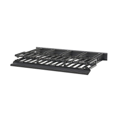 Organizador de cables horizontal netmanager, doble (frontal y posterior), para rack de 19in, 1ur