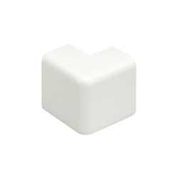 Esquinero exterior, para uso con canaleta LD10, material ABS, color blanco mate