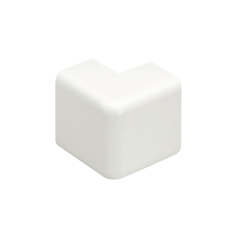 Esquinero exterior, para uso con canaleta ld5, material ABS, color blanco mate