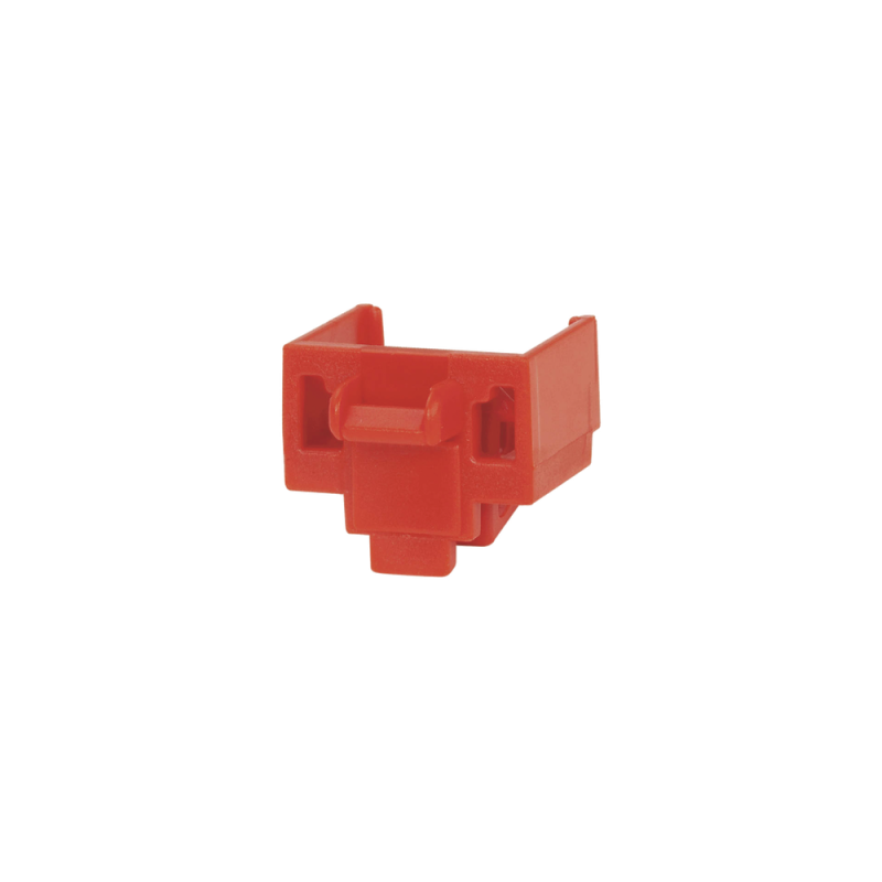 Kit de 10 dispositivos para bloquear puertos RJ-45, color rojo, incluye llave de extracción