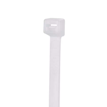 Cincho de nylon 6.6 stronghold, de 200mm de largo, color natural, plenum, paquete de 100pz