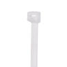 Cincho de nylon 6.6 stronghold, de 200mm de largo, color natural, plenum, paquete de 100pz