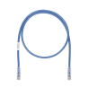Cable de parcheo UTP, cat6a, 26 AWG, cm, color azul, 5ft