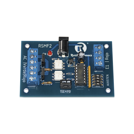 Tarjeta de control para semáforos tipo aduana con opción siempre rojo