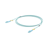 Jumper de fibra óptica multimodo LC-LC dúplex 10 g, 50/125 OM3, color aqua, 3 metros Jumper de fibra óptica multimodo LC-LC dúplex 10 g, 50/125 OM3, color aqua, 3 metros