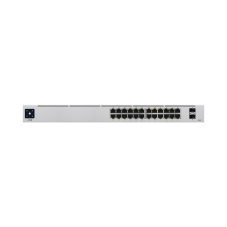 Unifi switch usw-24-poe gen2, capa 2 de 24 puertos (16 puertos PoE 802.3af, at + 8 puertos gigabit) + 2 puertos 1g  SFP, 95w, pa