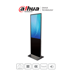 Totem de señalización digital de 55" con pantalla Touch Screen. Resolución 4K, 178° de visualización.