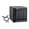 Qnap SMB storage TR-004-US TR-004 4-bay USB 3.0 type-c (5Gbps) hardware raid enclosure/ das supports 3.5" SATA HDD and 2.5" sata