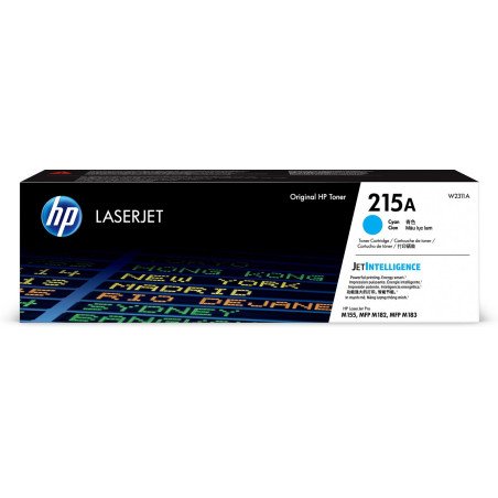 Tóner HP 215A, 1000 páginas, Cian