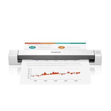 Escáner Brother DS640, portátil, velocidad de escaneo de 15 ppm, conectividad USB 3.0