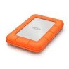 Disco duro externo Lacie rugged mini 2TB 2.5 USB 3.0 contragolpes, agua y polvo naranja, plata Windows, Mac