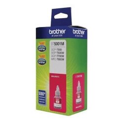Botella de tinta Brother magenta bt5001m de alto rendimiento de hasta 