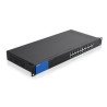 Switch LINKSYS LGS124 - Negro, 24 puertos, montaje en rack Switch LINKSYS LGS124 - Negro, 24 puertos, montaje en rack