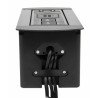 Caja conexión, enchufe, USB, HDMI, VGA, para mesa
