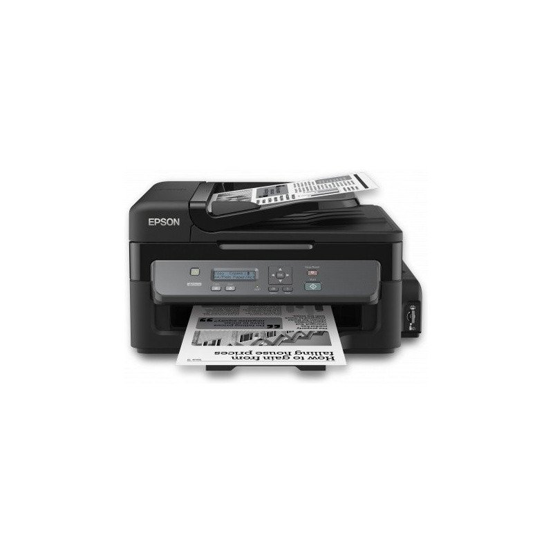 Multifuncional Epson M200, 35 ppm negro, tinta continua, ecotank, USB, red, adf, monocromática