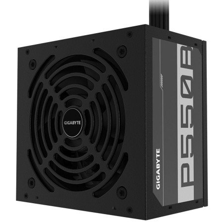 Fuente de poder Gigabyte 550w, 80 plus bronze, negro, ATX, no modular