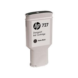 Cartucho de tinta para plotter HP 727 negro mate 300 ml C1Q12A