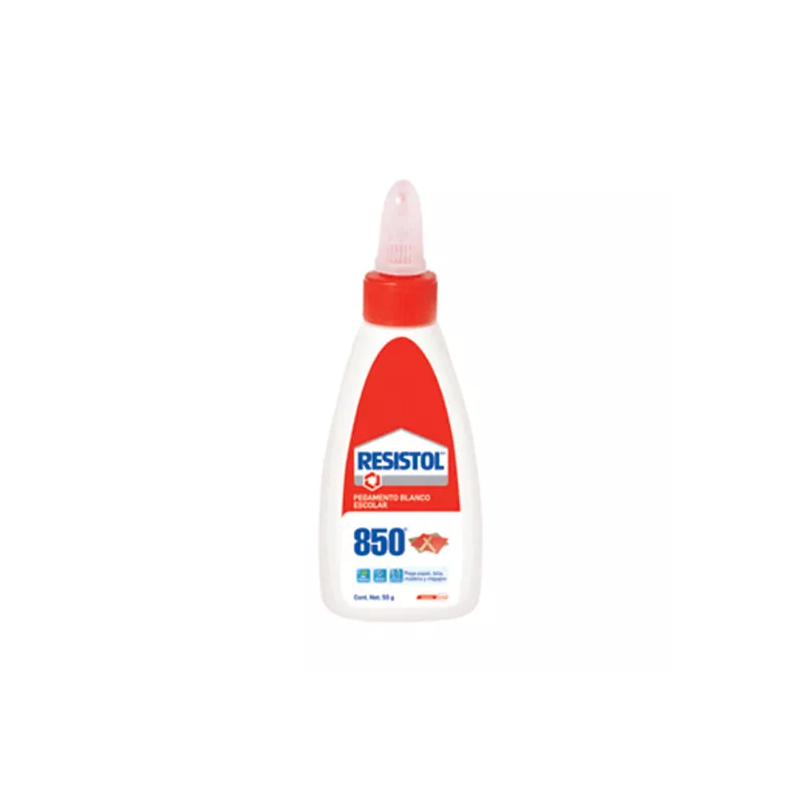 Pegamento liquido Henkel Resistol 850 color blanco 55 gr