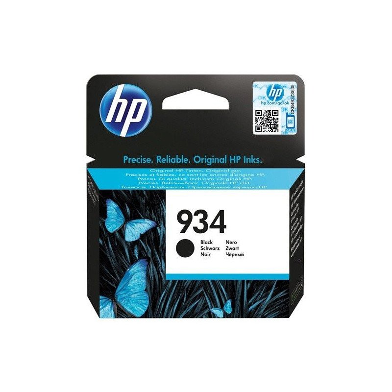 Cartucho de tinta HP 934 negro hasta 400 páginas c2p19al