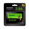 Unidad de estado sólido SSD Adata SU630 3.84TB 2.5 SATA3 7mm lect.520, escr.450mbs sin bracket PC laptop