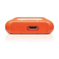 Disco duro externo LaCie rugged mini 4TB 2.5 USB 3.0 contragolpes, agua y polvo IP67 naranja, blanco Windows, Mac