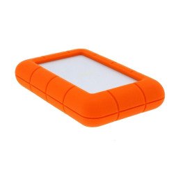 Disco duro externo LaCie rugged mini 4TB 2.5 USB 3.0 contragolpes, agua y polvo IP67 naranja, blanco Windows, Mac