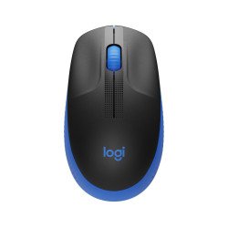 Mouse inalámbrico Logitech M190, azul, inalámbrico