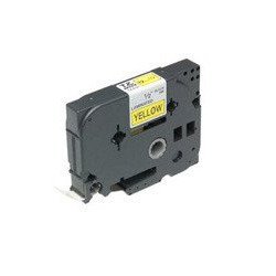 Cinta Brother negro sobre amarillo P-Touch de cinta