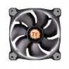 Kit de 3 ventiladores thermaltake CL-F055-PL12WT-A, de alta presión de 120 mm con luz ring LED