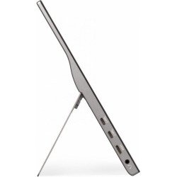 Monitor LED Viewsonic portátil touch capacitivo 16 HD 1920 x 1080 td1655 negro USB-c mini HDMI con bocinas y lápiz táctil inclui