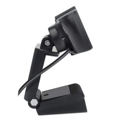 Cámara web USB de 1080p manhattan 462006 2 megapíxeles USB 2.0 color negro