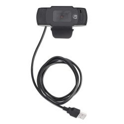 Cámara web USB de 1080p manhattan 462006 2 megapíxeles USB 2.0 color negro