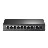 Switch TP-Link TL-SF1009P - Negro, 8 puertos 10/100 Mbps POE + 1 puerto 10/100Mbps, No administrable 10/100Mbps POE Switch TP-Link TL-SF1009P - Negro, 8 puertos 10/100 Mbps POE + 1 puerto 10/100Mbps, No administrable 10/100Mbps POE