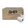 Caja rollo papel térmico Ghia 80x70 mm, 50 piezas, para impresoras de 