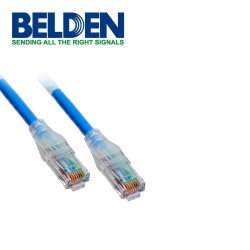 Cable de red UTP Cat. 6 Belden C601106005 calibre 24 AWG, longitud 1.52 m (5 ft) color azul