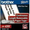 Brother DK4205 Negro sobre blanco Cinta Removible de papel de longitud continua