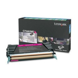 Tóner Lexmark magenta C734A1MG del programa de retorno