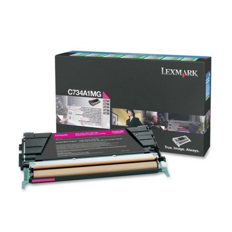 Tóner Lexmark magenta C734A1MG del programa de retorno