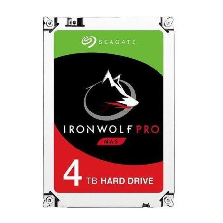 Disco duro interno Seagate IronWolf Pro 3.5 4TB SATA3 6GB/s 7200RPM 128MB 24x7 hot-plug para NAS 1-24 bahías