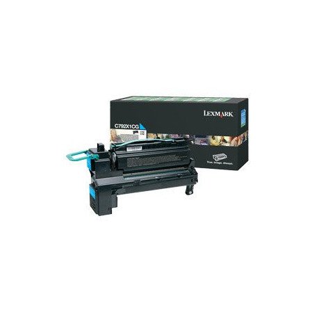 Tóner Lexmark cian No.c792 extra alto rendimiento para c792