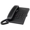 Teléfono Panasonic KX-TS500 alámbrico básico unilinea sin memorias (negro)