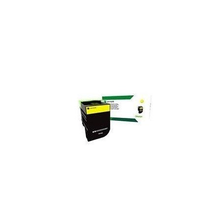 Tóner láser Lexmark, color amarillo, extra alto rendimiento, 78C4XY0, hasta 5,000 páginas, 5% de cobertura, para modelos: CX622,