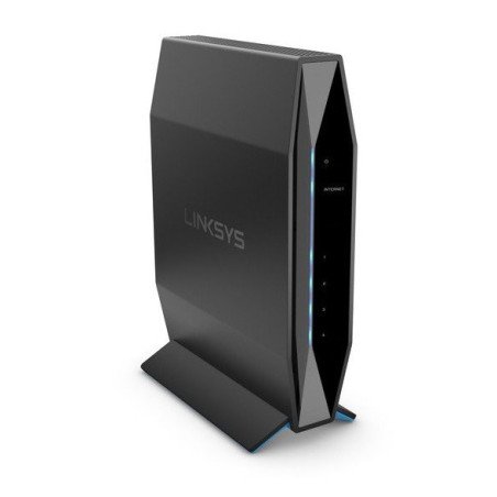 Router Linksys e7350, wifi 6 AX1800 doble banda, 1 WAN + 4 LAN, procesador: 880 MHz doble núcleo, memoria 256 Mb nand flash y 25
