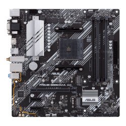 Tarjeta madre PRIME B550M-A AC, AMD, socket AM4, Ryzen 3, Ryzen 5, Ryzen 7, 3rd Gen. Ryzen 9, Ryzen 9 5th Gen, DDR4, 128 GB