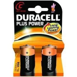 Pila Duracell MN1400B2, Batería de un solo uso, C, Alcalino, 1,5 V, 2 piezas, Negro, bronce