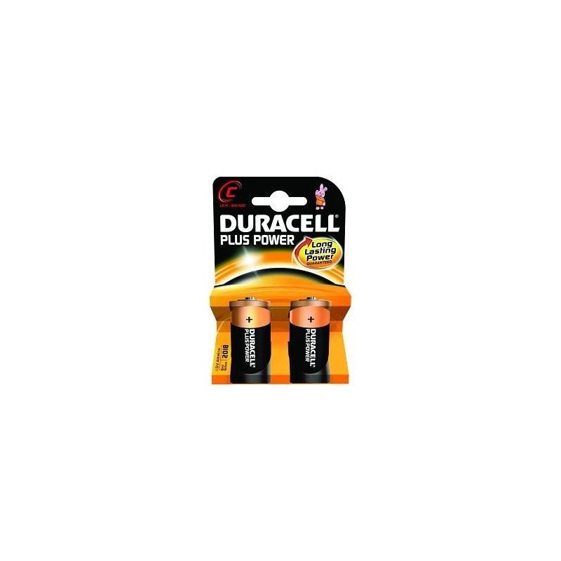Pila Duracell MN1400B2, Batería de un solo uso, C, Alcalino, 1,5 V, 2 piezas, Negro, bronce Pila Duracell MN1400B2, Batería de un solo uso, C, Alcalino, 1,5 V, 2 piezas, Negro, bronce