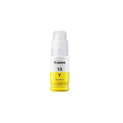 Botella de tinta Canon GI-10 amarilla 70 ml compatible con G5010, G601