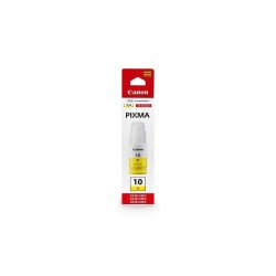 Botella de tinta Canon GI-10 amarilla 70 ml compatible con G5010, G601