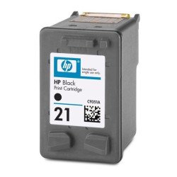 Cartucho de tinta negro HP 21