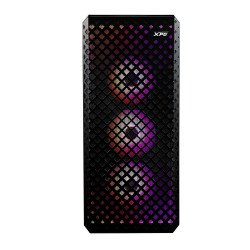 Gabinete gaming XPG Defender pro-BKCWW - media torre, gabinete
